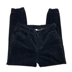 Casual  Corduroy Pull On Black Pants Stretch Size M H&M DIVIDED medium